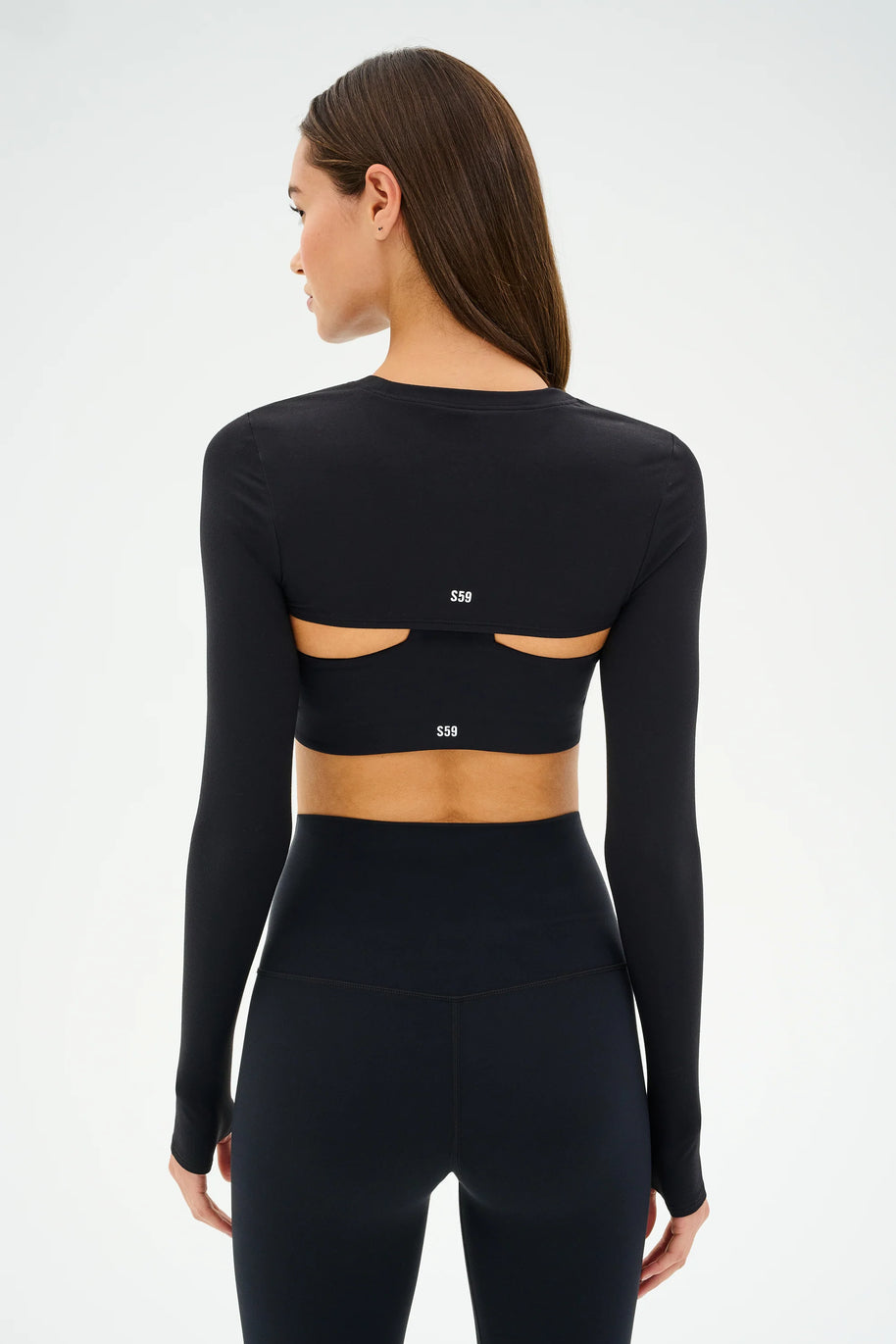 Splits59 Amelia Airweight Lite Shrug Black