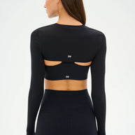 Splits59 Amelia Airweight Lite Shrug Black