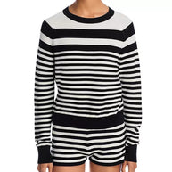 solid & striped - solid and striped - manny sweater - black and white striped - crewneck - long sleeve - pullover 