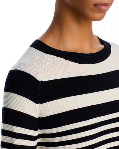 solid & striped - solid and striped - manny sweater - black and white striped - crewneck - long sleeve - pullover 