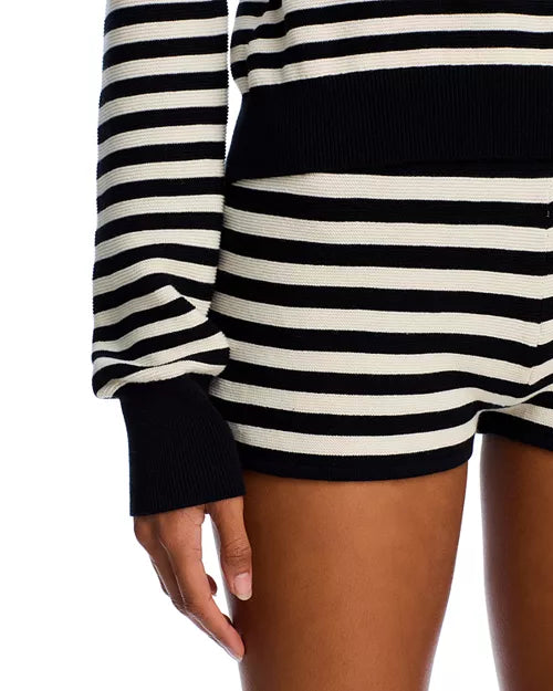 solid & striped - solid and striped - manny sweater - black and white striped - crewneck - long sleeve - pullover 