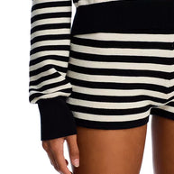 solid & striped - solid and striped - manny sweater - black and white striped - crewneck - long sleeve - pullover 