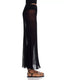 solid & striped - solid and striped - theresa skirt noir - sheer black skirt - elegant light weight 