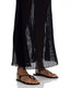 solid & striped - solid and striped - theresa skirt noir - sheer black skirt - elegant light weight 