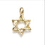 14k Yellow Gold Woven Jewish Star of David Pendant - Room Eight - Bareket Fine Jewelry