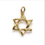 14k Yellow Gold Woven Jewish Star of David Pendant - Room Eight - Bareket Fine Jewelry