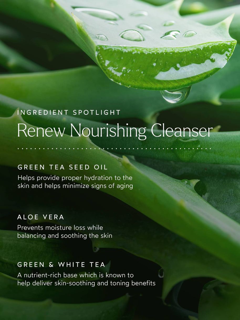 True Botanicals Renew Nourishing Cleanser - Goop Face wash - Acne Prone Skin Face wash - Face wash for fine lines 