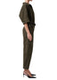 citizens of humanity Marcelle low slung cargo in Costes - dark olive green cargo pants - brown green cargo pants