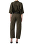 citizens of humanity Marcelle low slung cargo in Costes - dark olive green cargo pants - brown green cargo pants