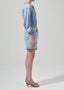 brynn drawstring short jesamyn - citizens of humanity brynn - denim bermuda shorts - long jean shorts 