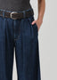 Petra Pleated Trouser Citizens of Humanity - Wide leg dark jeans - Jeans for Tall Women - Designer Jeans 