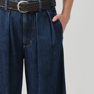 Petra Pleated Trouser Citizens of Humanity - Wide leg dark jeans - Jeans for Tall Women - Designer Jeans 