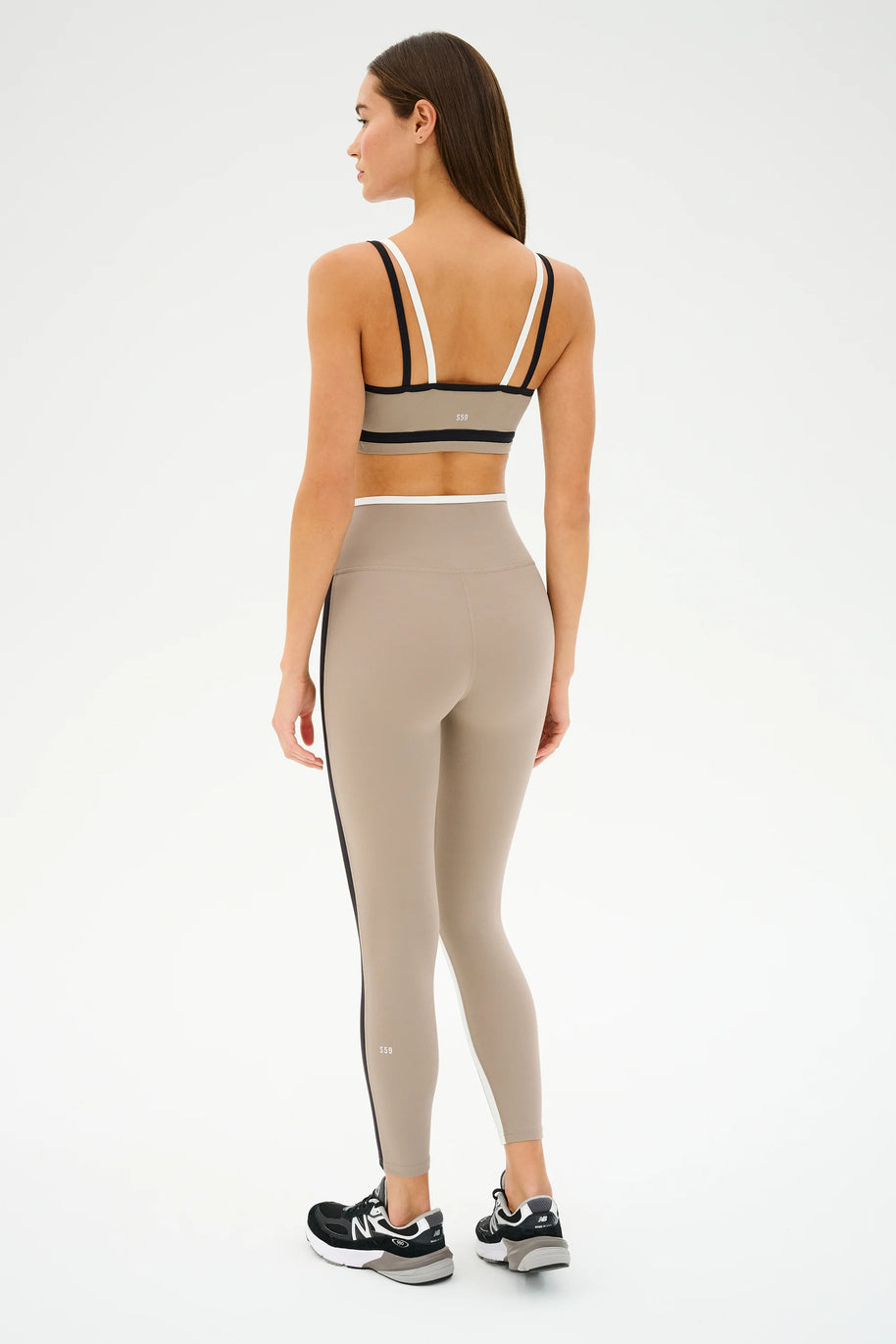 Splits59 Sam High Waist Rigor 7/8 Black & Latte 