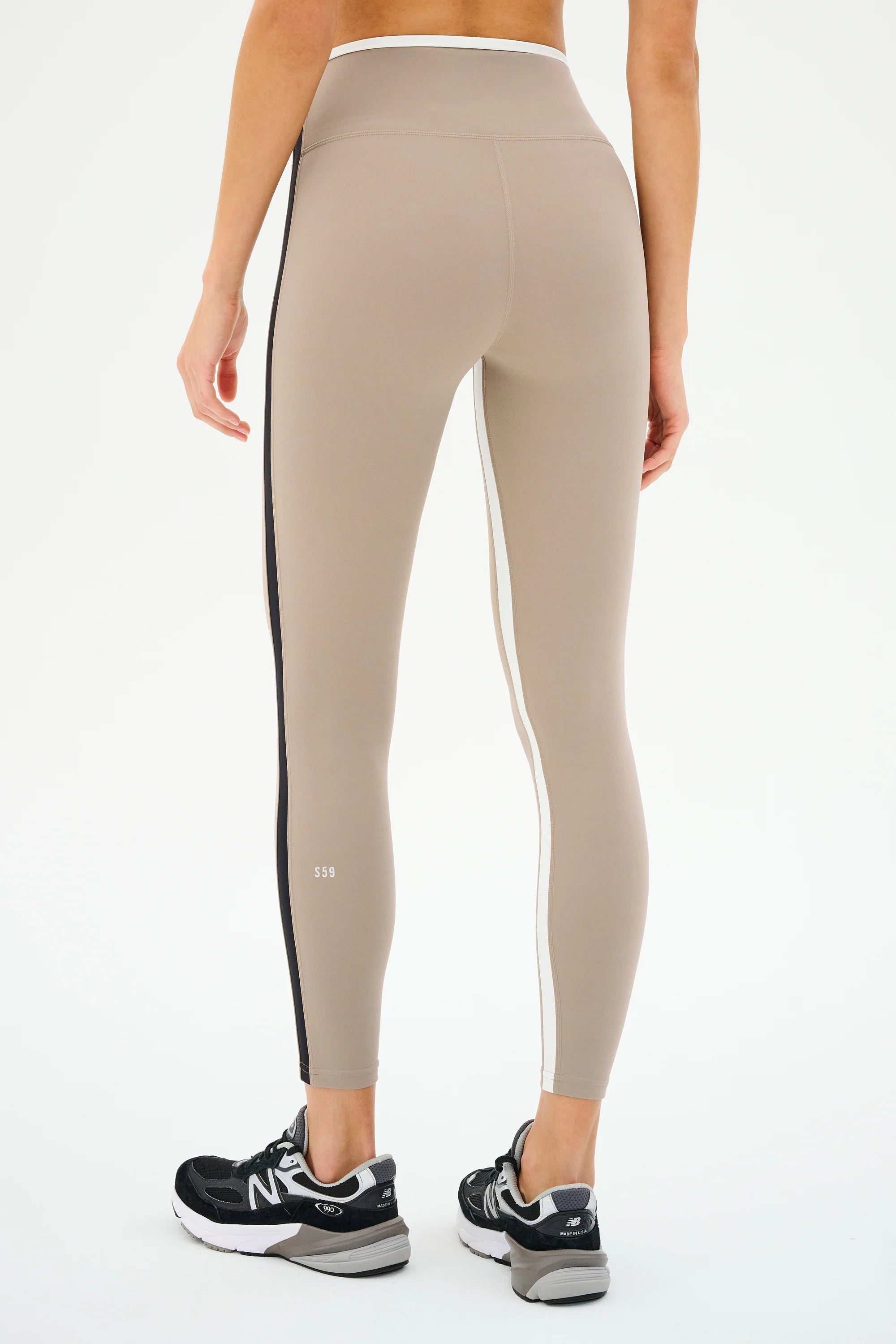 Splits59 Sam High Waist Rigor 7/8 Black & Latte 