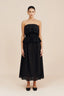 Posse Beryl Skirt - Black Posse Skirt - Maxi Black Skirt - Midi Black Skirt - Eyelet Skirt 