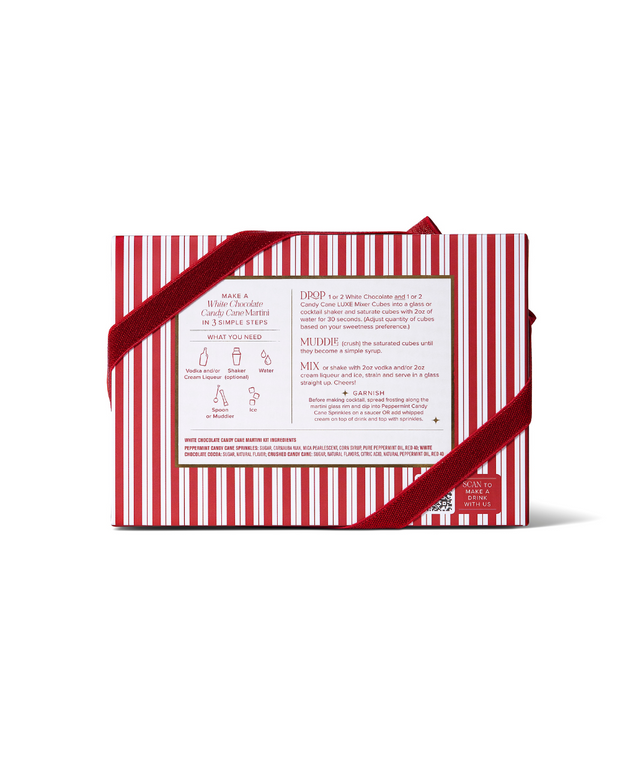 White Chocolate Candy Cane Martini Kit