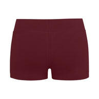 Rat Boi Lounge Bike Shorts in Bordeaux - Red bike shorts - Cotton Bike Shorts - 3inch bike shorts 