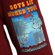 boys lie world tour rd 2 kimmy pants - red sweatpants - cotton - comfy sweats - oversized - tru to size - fun sweatpants 