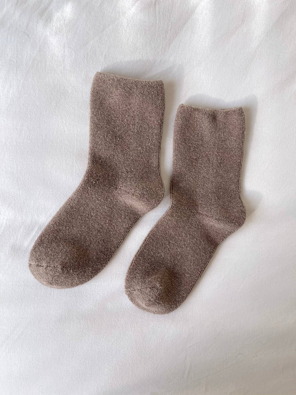 Le Bon Shoppe Cloud Socks in Frappe