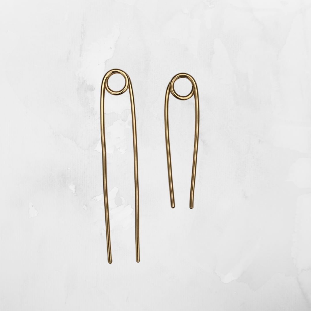 Safety Pin Hair Fork