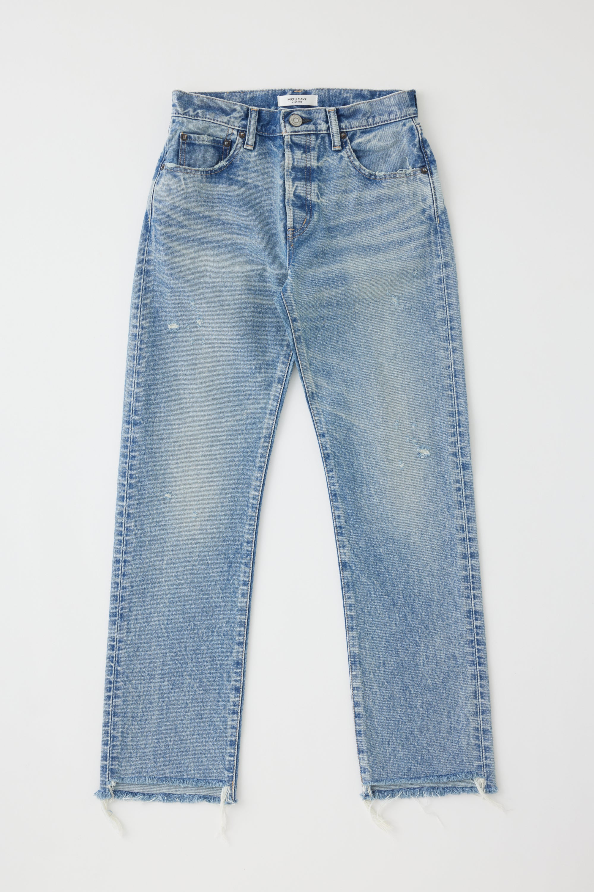 Moussy Nokomis Straight Jeans - Moussy Vintage straight leg jeans 