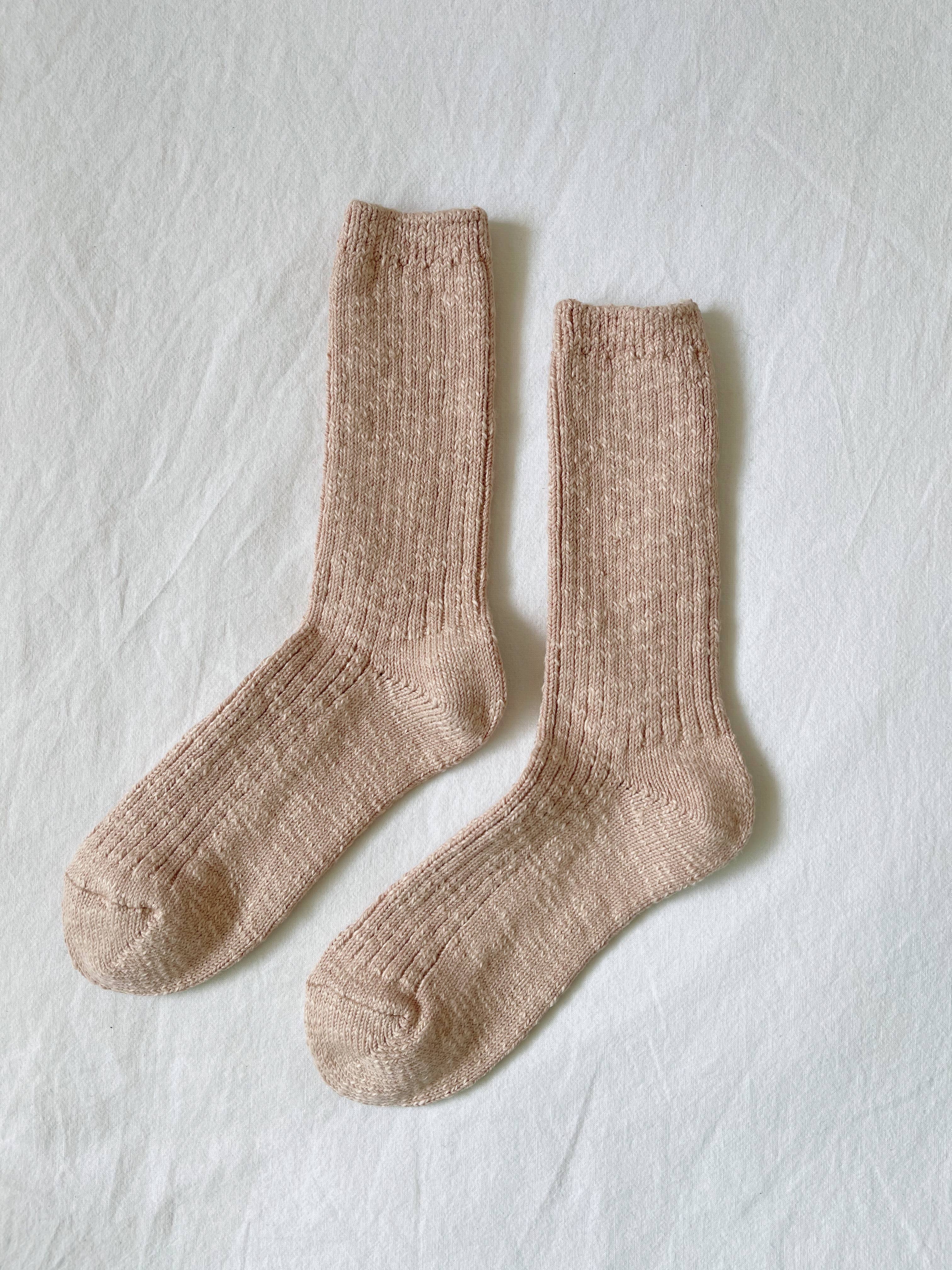 Le Bon Shoppe Cottage Socks in Peachy Keen 