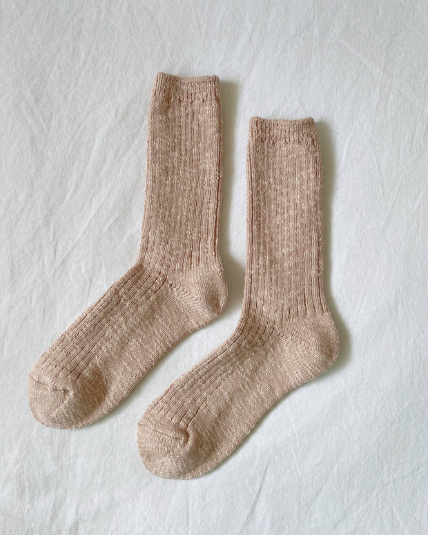 Le Bon Shoppe Cottage Socks in Peachy Keen 