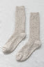 Le Bon Shoppe Cottage Socks - Oatmeal colored socks - Winter Socks - Womens Socks 