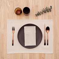 Cotton placemat | Set of 4 - Beige