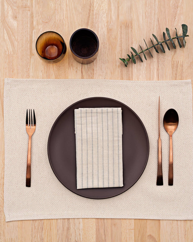 Cotton placemat | Set of 4 - Beige