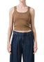 Faye tank top in sandie - citizens of humanity tank top - ribbed tank 