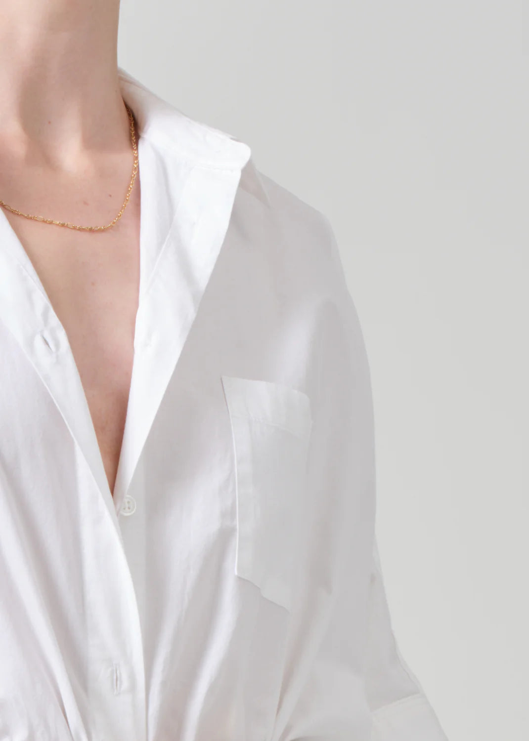 Citizens of humanity button up shirt - Claire origami shirt in optic white 