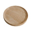 natural travertine stone round circular tray 