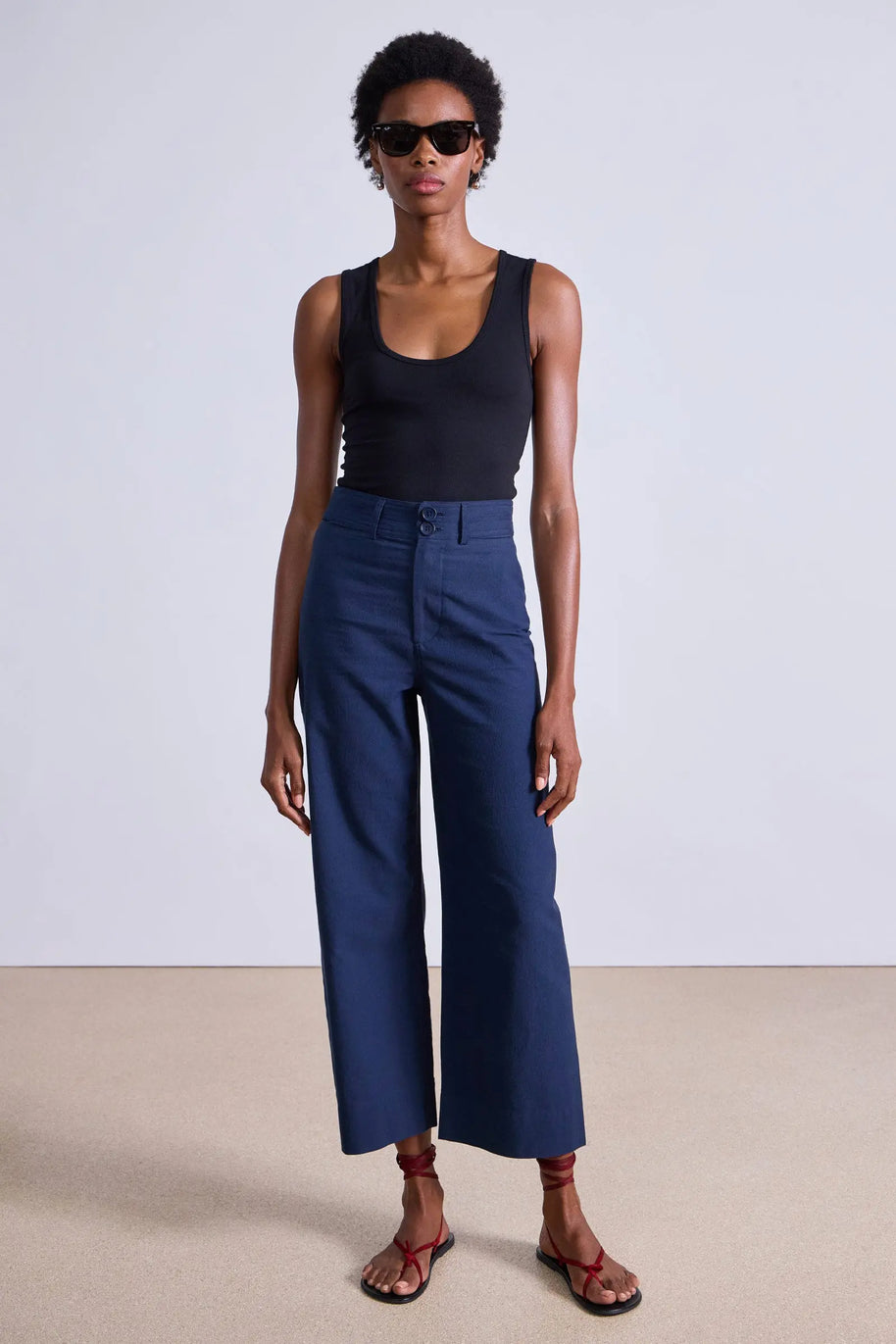 Apiece Apart Classic Merida Pant Navy 