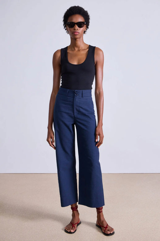 Apiece Apart Classic Merida Pant Navy 