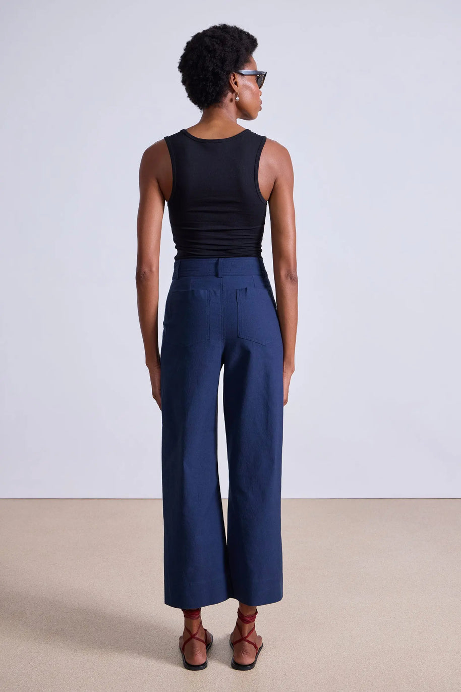 Apiece Apart Classic Merida Pant Navy 