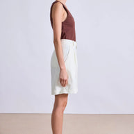 Apiece Apart Bari Midi Short Cream 