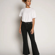 Askk NY Cropped wide leg - the geek Askk - Black Womens jeans 