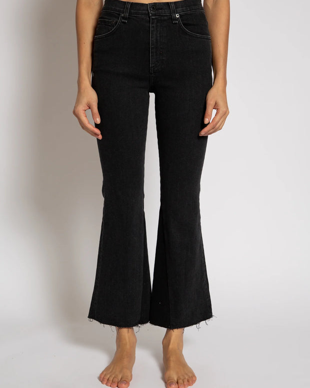 Askk NY Cropped wide leg - the geek Askk - Black Womens jeans 