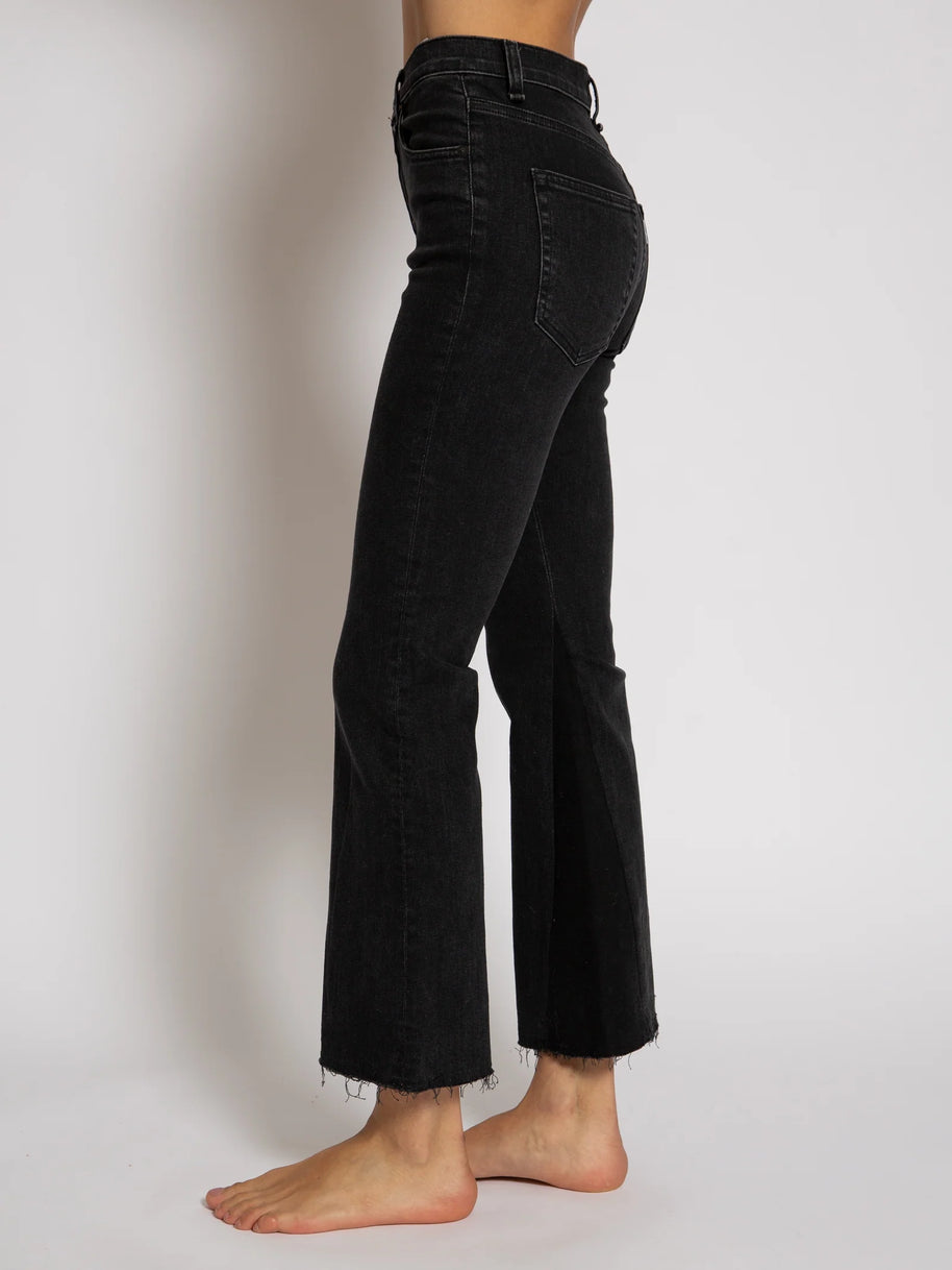 Askk NY Cropped wide leg - the geek Askk - Black Womens jeans 