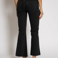 Askk NY Cropped wide leg - the geek Askk - Black Womens jeans 