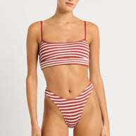 Strap Saint Crop in Roobois Stripe