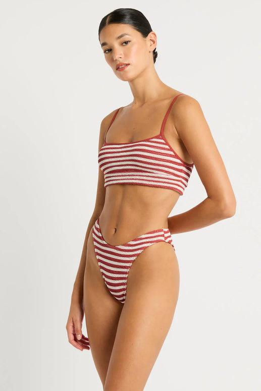 Christy Brief in Rooibos Stripe