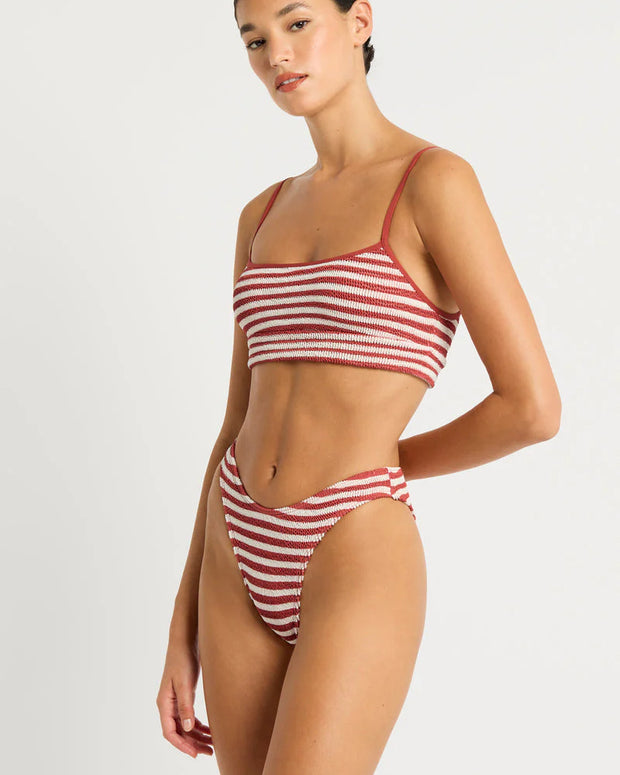 Christy Brief in Rooibos Stripe