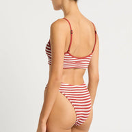 Strap Saint Crop in Roobois Stripe