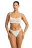 Bond-eye milo brief in coconut milk - white bikini bottoms