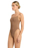 Bond-eye low back Palace one piece swimsuit - one size swimsuit - beige one piece swim 