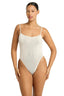 Bond-eye low back Palace one piece swimsuit - one size swimsuit - white one piece swim 