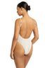 Bond-eye low back Palace one piece swimsuit - one size swimsuit - white one piece swim 