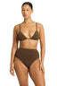 Bond-eye Luana triangle bikini top - one size bikini - bond eye 